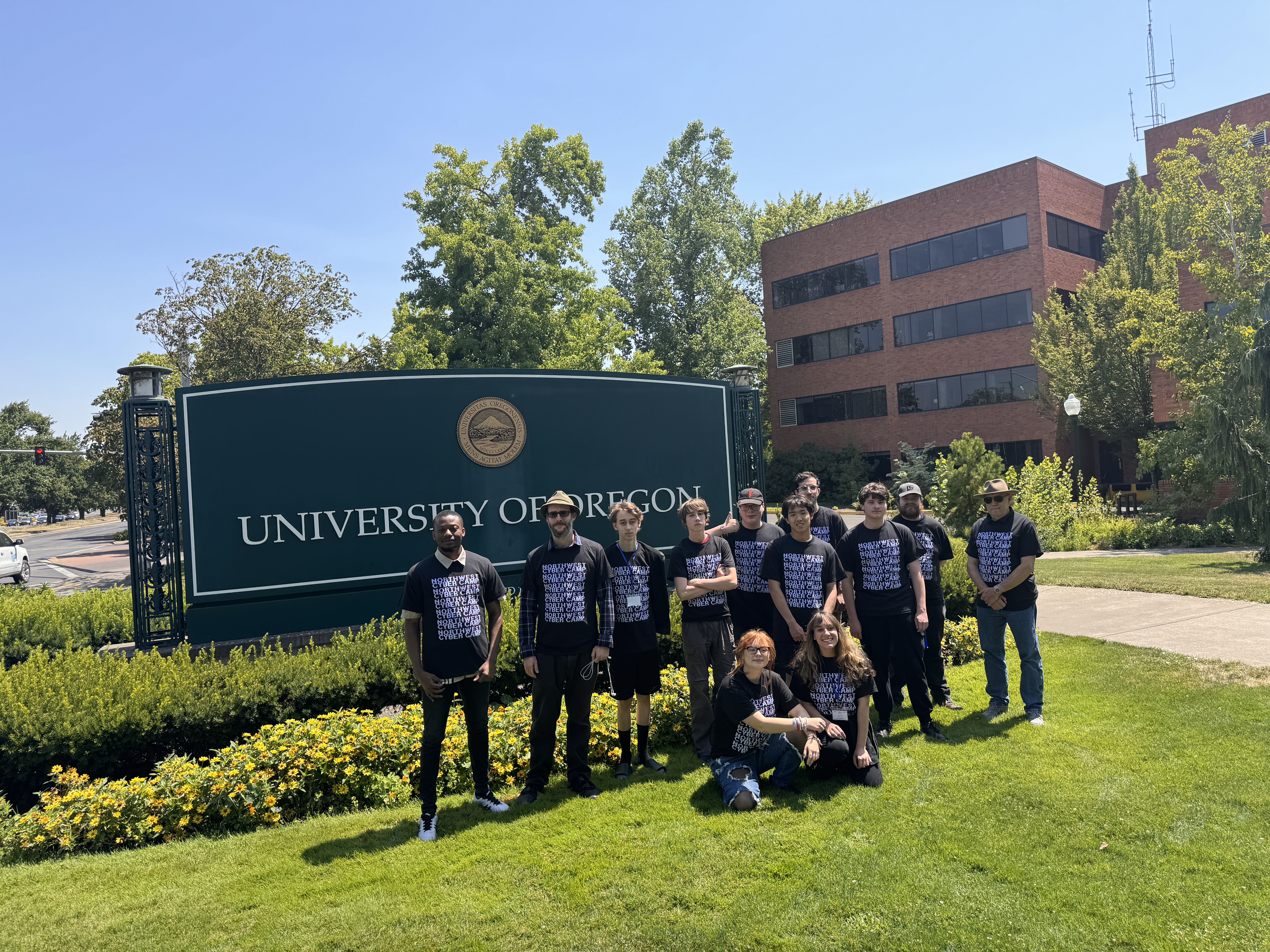 Group photo of camp participants