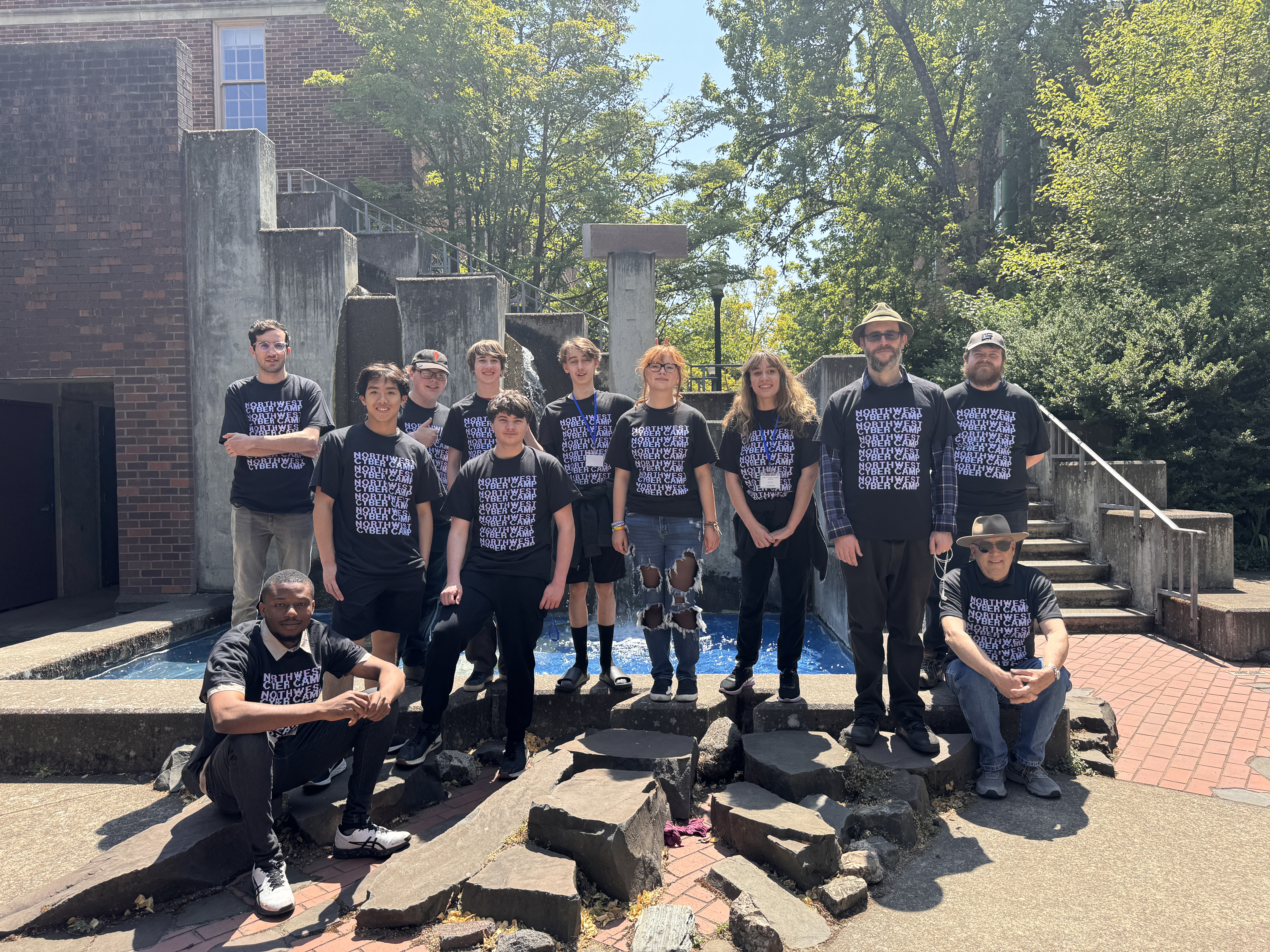 Group photo of camp participants
